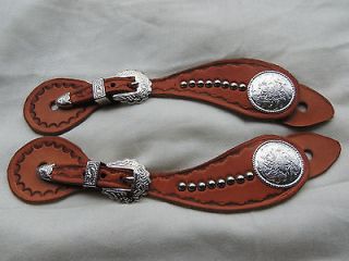 handmade spur straps