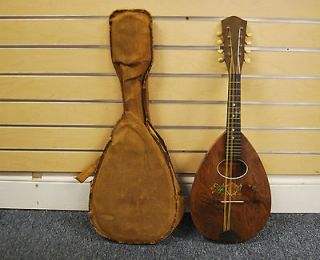 Stella Antique Wooden 8 String Mandolin w/ Case Pre owned 