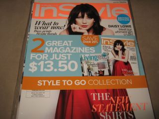InStyle UK British Edition LIVING ETC Homes Daisy Lowe Skirts NEW