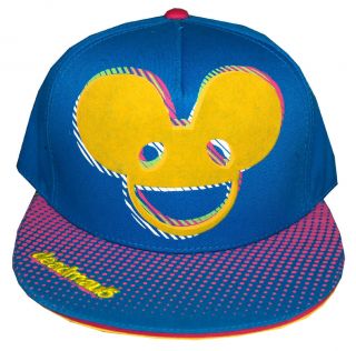 Deadmau5 Mouse Head Logo Dubstep Techno DJ Adjustable Snapback Flat