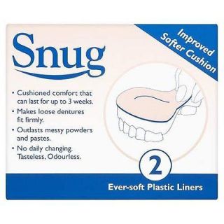 Snug Denture Cushions With Ever Soft Plastic Liner   2 Improved