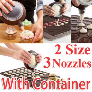 2Sizes Macaron Special Baking Mat&Decorating Pen with Nozzle Set Kit