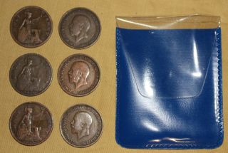 Ha’penny board coins 1911 1936 you choose dates George V   Halfpenny