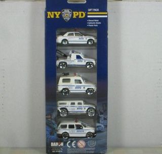 New York Police Department (NYPD) 5 Cars Gift pack DieCast