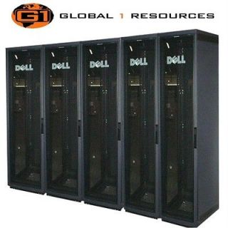 5x   Dell 7142 Server Rack Enclosure 42U Racks Cabinet Data Black Used