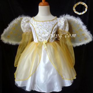 Gorgeous Angel Dress Up for Halloween/Christmas/Party Princess Costume