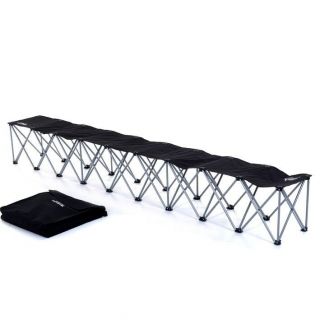 Portable Team Bench [6 Seat] Folding Soccer/Footbal l/Baseball Dugout