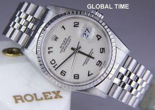 16220 Stainless Steel Datejust U Serial 1997 IVORY JUBILEE DIAL