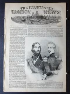 1843 ILLUSTRAT ED LONDON NEWS  prince de joinville,earl of rosse