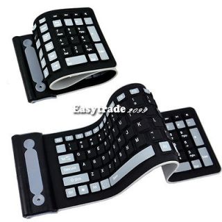 Flexible 2.4G Wireless Mini Keyboard Foldable Silicone Roll Up ESY1