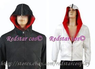 Assassins Creed Desmond Miles Cosplay Costume Hoodie With Eagle Black