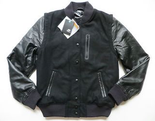 450 Womens Nike Varsity Letterman Destroyer jacket Wool coat L Vest