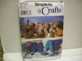 SIMPLICITY # 9286 CRAFTS  DESIGN YOUR OWN DOLL CLOTHES