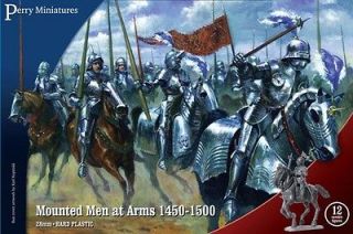 Perry Miniatures   PRM WR03 Mounted Men at Arms 1450 1500 (12 Mounted