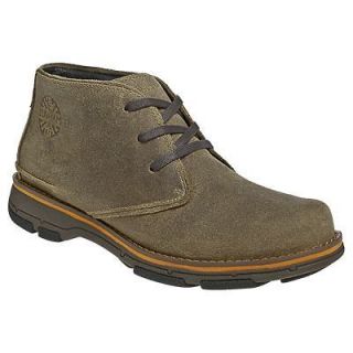 DUNHAM Mens Reed WATERPROOF Lace Up Boots Tan Oiled Pull Up Suede
