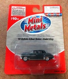 Classic Metal works Pacific Blue 1950 Desoto HO Scale NEW