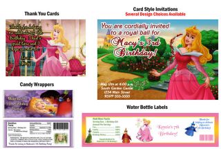 Princess Sleeping Beauty ~ Birthday Party Ticket Invitations, Supplies
