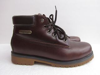 NAUTICA Mens Ankle Boots Tracker Leather Lace Up Work Casual Brown 9