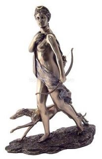NEW Diana the Huntress Roman Mythology Bronze Statue