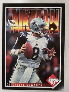 Troy Aikman 1995 Edge Dragon Slayer RARE SP Cowboys  LOOK