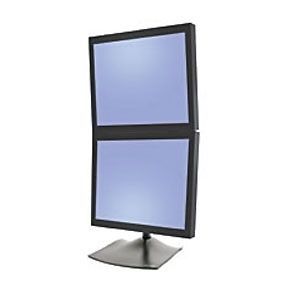 Ergotron DS Series DS100 Dual Monitor Desk Stand, Vertical