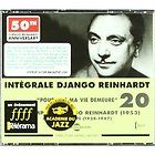Django Reinhardt Volume 20 1953 The Complete Ltd Sony French Deleted