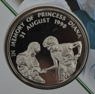 1000 KWACHA UNC COIN 1998 FIRST DAY COVER MEMORY PRINCESS DIANA 2