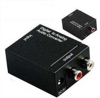 listed New Digital Optical Coaxial to Analog RCA Audio Converter DAC