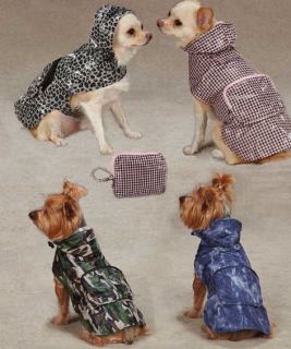 dog raincoat pattern
