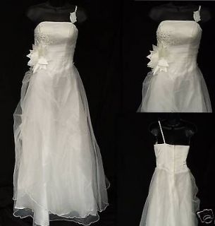 NEW Destination Wedding Dress Bridesmaid Prom Gown L ** Clearance