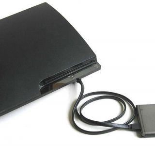 New Slim PS3 Hard Disk HD Extender, E SATA interface, connect to HD