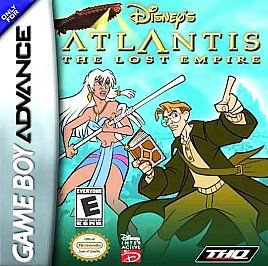 Game Boy Advance GBA Disneys Atlantis Platformer THQ