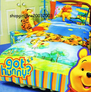 Disney Winnie the Pooh   Got Hunny? Double/Full Bed Quilt Doona Duvet
