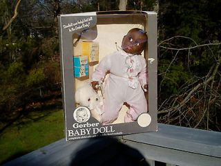 Gerber Baby Doll w/Food Cries MaMa Black Americana 1979   NIB