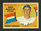 Frank Howard Los Angeles Dodgers 1960 Topps Card #132