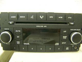 DODGE RAM 1500 2500 2009 2010 2011  2012 1 CD  RADIO SATELLITE
