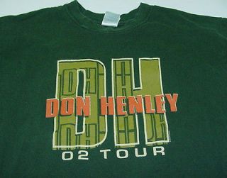 DON HENLEY The Eagles 2002 CONCERT TOUR T SHIRT Sz Mens L