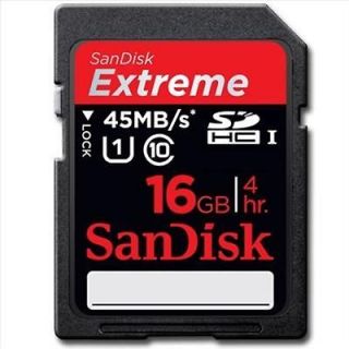 Extreme Class 10 SDHC SD UHS I U1 300X 45MB/S Flash Memory Card 16G