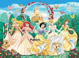 Disney Princess #4. Cross Stitch Pattern. Paper version or PDF files.