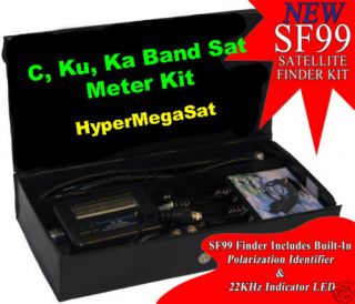 SF99 Satellite Signal Meter Kit Satellite Finder Dish, RV, Camping