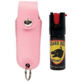 NEW GUARD DOG SECURITY PEPPER SPRAY WITH PINK CASE 18% OC SPRAY MACE