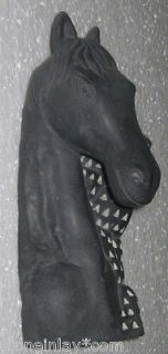Marble Sculpture Figurine Modern Art Horse Statue Garden Decorati