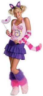 Alice in Wonderland The Cheshire Cat Teen Costume S (4 6) *New*