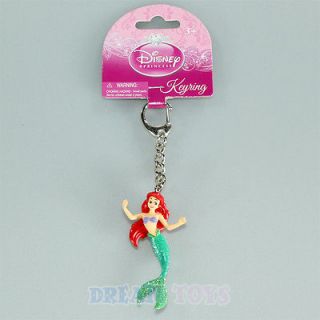Disney Little Mermaid Ariel Plastic Key Chain   Ring The Princesses