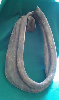 Primitive Antique Western Horse Collar Driving Equestrian Decor