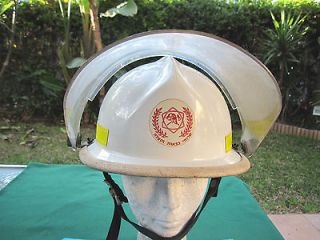ISRAEL FIRE & RESCUE SERVICE  FIRE CHIEF HELMET W/ SIGNS  AUTH