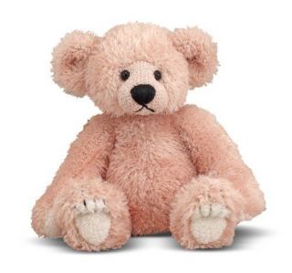 Melissa Doug 7.25 Princess Soft Toys Baby Bliss Bear Stuffed Animal