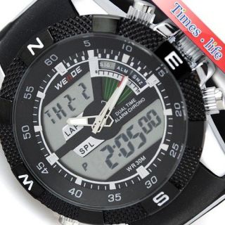 Classic Sports Watch Diving Style Quartz Military Mens Gift Rubber