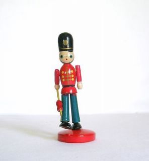 Toy Soldier Wood Majorette Marching Moves on Base Figure Parade