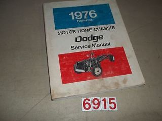 1977 Dodge Motorhome Chassis Original Service Manual M 300 M 400 M 500